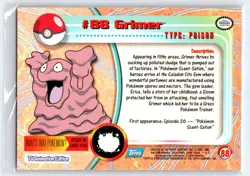 2000 Topps Pokemon TV Animation Edition Series 2 #88 Grimer - Image 2