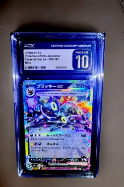 Pristine 10 CGC Umbreon eX Japanese Terastal Fest #093 /187 Holo Pokemon 2024 - Image 1