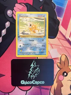 Carte Pokemon Francais Wizard Set De Base Magicarpe 35/102 Edition 1 Ed1 First - Image 1