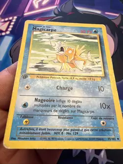 Carte Pokemon Francais Wizard Set De Base Magicarpe 35/102 Edition 1 Ed1 First - Image 5