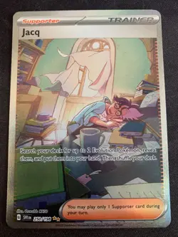 Pokemon Jacq 250/198 Special Illustration Rare Scarlet Violet Base Set Near Mint - Image 1