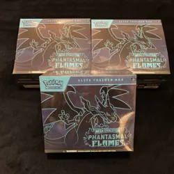 Pokemon Phantasmal Flames Elite Trainer Box (ETB) - Lot of 3 - Image 1