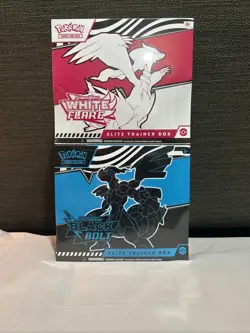 Pokemon TCG Black Bolt and White Flare Elite Trainer Box (ETB) - Factory Sealed - Image 1