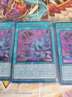 YUGIOH SEVENTH ASCENSION ULTRA RARE RA04-EN x3 PLAYSET - Image 4