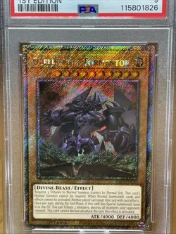 Yu-Gi-Oh Obelisk the Tormentor - RA03-EN010 Platinum Rare PSA 9 (July 25) - Image 2