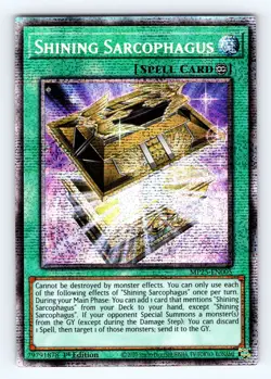 Yugioh Shining Sarcophagus MP25-EN005 Starlight Rare - NM 💎 - Image 1