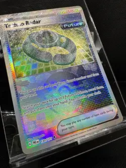 Techno Radar Holo 130/131 Prismatic Evolutions Poke Ball Pattern Pokemon Card - Image 2