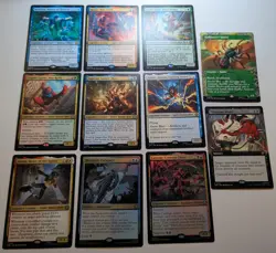 MTG Spider-Man Rare 11 Card lot, 2 Foil, 1 Borderless, 1 Extended Art All NM - Image 3