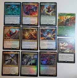 MTG Spider-Man Rare 11 Card lot, 2 Foil, 1 Borderless, 1 Extended Art All NM - Image 5