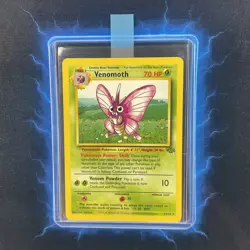 ⭐ Venomoth 29/64 ⭐Original Non Holo Rare Jungle Set Pokemon Card WOTC 1999 TCG - Image 1
