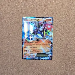 Zygarde EX 54/124 XY Fates Collide Ultra Holo Rare Card Pokemon TCG *CEL - Image 1