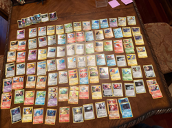 Large Pokemon Card Lot Multiple Holos and toys Everthing is icluded on all pics - Image 1