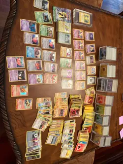 Large Pokemon Card Lot Multiple Holos and toys Everthing is icluded on all pics - Image 3