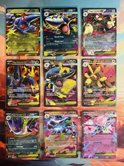Pokemon trading card Phantasmal Flames Hits Lot Mega Ex Full Arts - Image 1