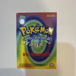 Pokemon Movie Card Dragonite #149 E12 of 12 | Topps 1999 Holographic Near Mint - Image 2