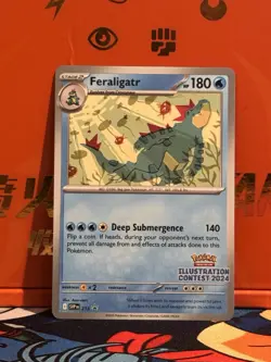 Feraligatr - 213 (Illustration Contest 2024) 213 Sv: Scarlet & Violet Promo Card - Image 1