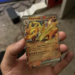 Charizard EX 161 Sv: Scarlet & Violet Promo Cards Holo Pokemon - Image 3