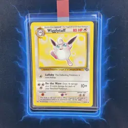 ⭐ Wigglytuff 32/64 ⭐ Original Non Holo Rare Jungle Set Pokemon Card WOTC 1999 - Image 1