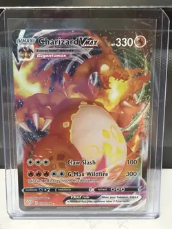 Pokemon TCG Charizard VMAX Darkness Ablaze Holo Ultra Rare Card 20/189 - Image 3