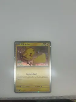 Pikachu 051/162 - Temporal Forces Promo - Cosmos Holo Rare Pokemon TCG Card - NM - Image 1