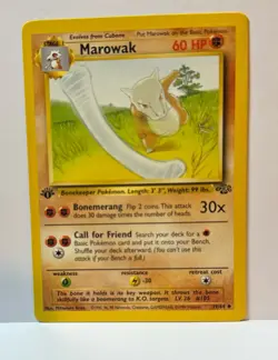 Marowak 39/64 Jungle 1st Edition Non Holo Pokemon Card - Image 1