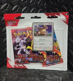 Pokemon Cards - S&V: Destined Rivals - KANGASKHAN BLISTER PACK (3 Boosters+) - Image 1