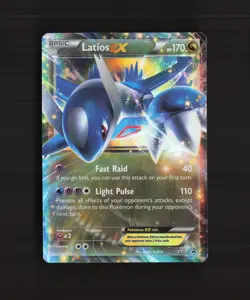 Latios EX XY72 XY Black Star Promo Holo Pokemon Card DMG - Image 1
