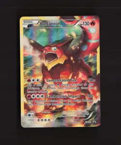 Volcanion XY185 XY Full Art Black Star Promo Holo Pokemon Card LP - Image 1