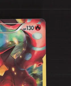 Volcanion XY185 XY Full Art Black Star Promo Holo Pokemon Card LP - Image 4