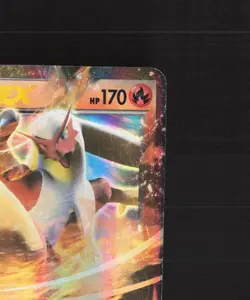 Blaziken EX XY54 XY Black Star Promo Holo Pokemon Card DMG - Image 4