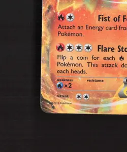 Blaziken EX XY54 XY Black Star Promo Holo Pokemon Card DMG - Image 5