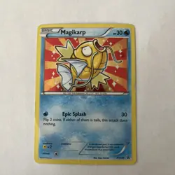 Pokemon TCG Shiny Magikarp Black Star Promo Card XY143 HP - Image 1