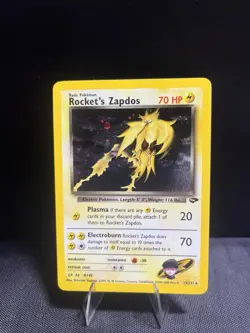 Rocket’s Zapdos Holo 15/132 Pokemon Card Gym Challenge - Image 2