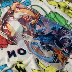 Charizard Rubber Playmat Play Mat For Tcg Beginners Card Outlines Zones Pokemon - Image 1
