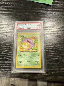Pokemon TCG Koffing Shadowless Base Set Gem Mint 10 Regular Common Card 51/102 - Image 1