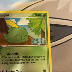 Pokemon EX Crystal Guardians Gulpin Card 33/100 (Stamped) Reverse Holo 2006 - Image 4