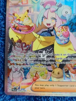 Iono 269/193 Sv02: Paldea Evolved Pokemon SIR Holo Card English NM+ - Image 4