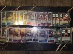 One Piece TCG Holo Foil Card Lot - Image 1