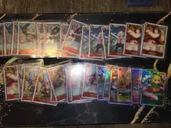 One Piece TCG Holo Foil Card Lot - Image 3