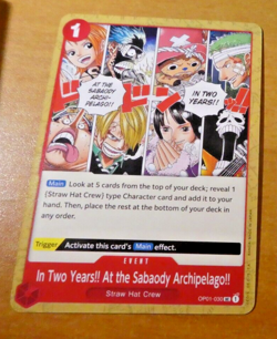 ONE PIECE ENGLISH CARD GAME CARTE OP01-030 ANGLAIS EN TCG NEUF ERRATA - Image 1