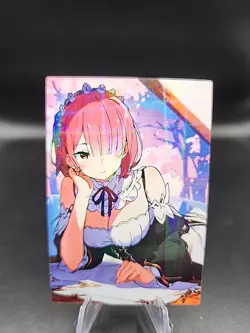 Ram Re Zero Anime Waifu Card Doujin ACG Goddess Holo - Image 1