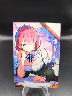 Ram Re Zero Anime Waifu Card Doujin ACG Goddess Holo - Image 2