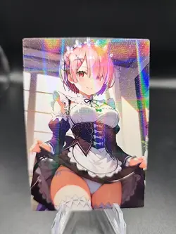 Ram Re Zero Anime Waifu Card Doujin ACG Goddess Holo - Image 1
