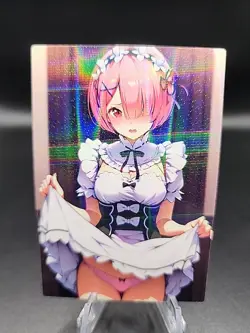 Ram Re Zero Anime Waifu Card Doujin ACG Goddess Holo - Image 1