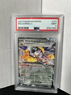 ?Skeledirge EX Full Art Pokemon Card PSA 9 MINT Paradox Rift # 137/182 (2023)?? - Image 1