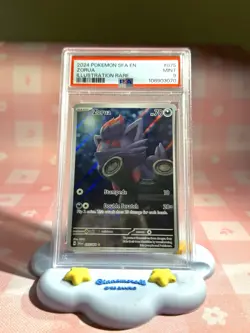 Pokemon TCG Zorua 075/064 Shrouded Fable Holo Card Illustration Rare PSA 9 - Image 1