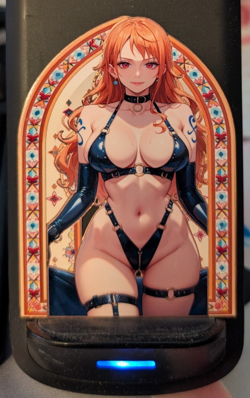 Nami One Piece Waifu Premium Metal Card Anime Goddess Story - Image 1