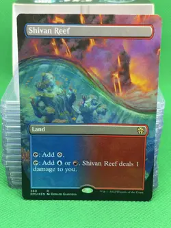 Shivan Reef (Borderless) - FOIL - R Dominaria United 380 - MTG - Image 1