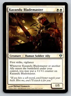 Kazandu Blademaster Zendikar Regular - Image 1