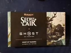 Magic The Gathering MTG Secret Lair Ghost Of Tsushima Rainbow Foil NEW - Image 1